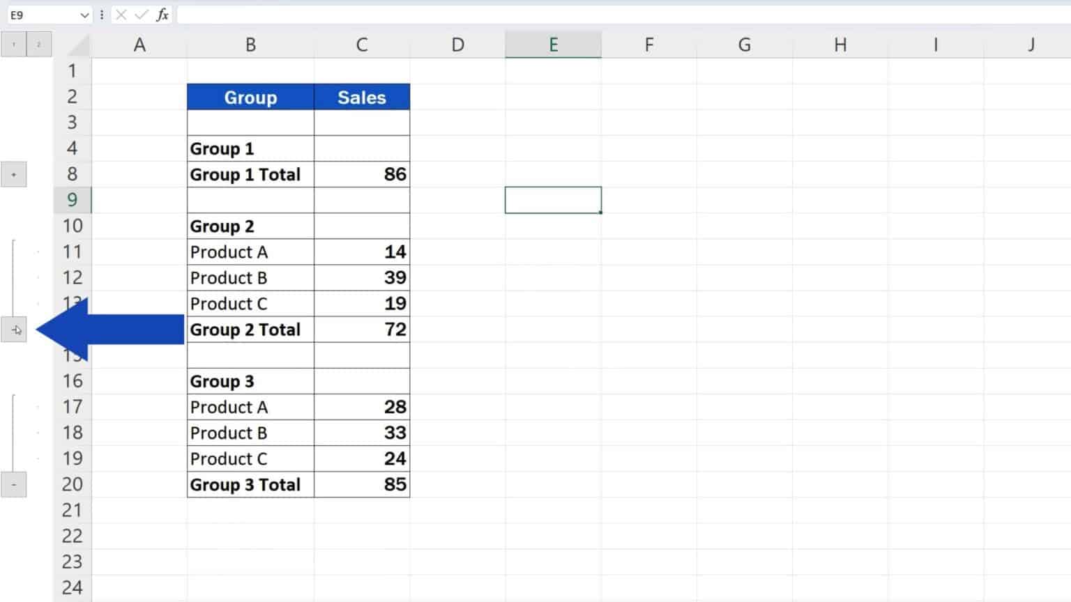 How To Group Rows In Excel