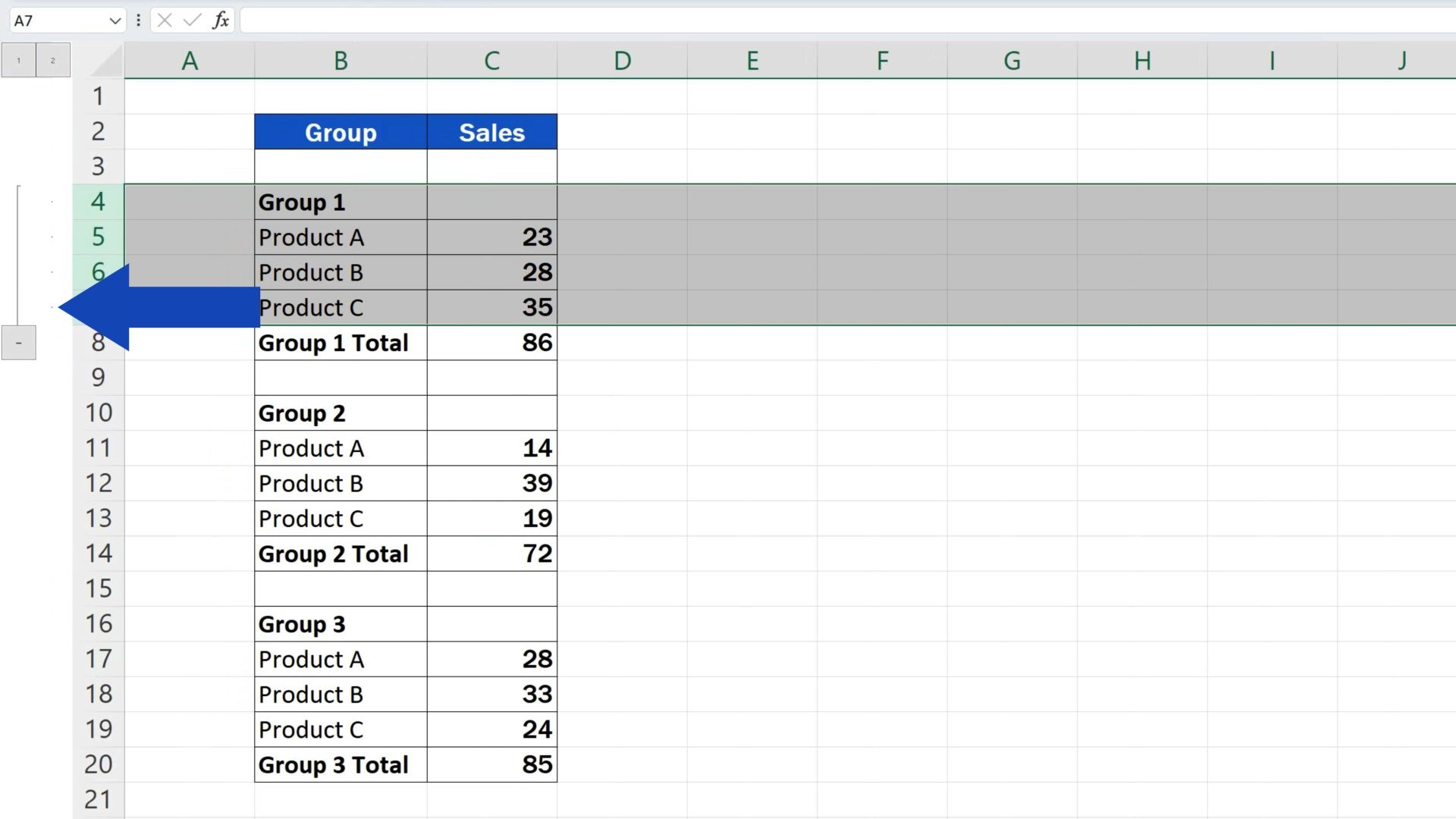 How To Group Rows In Excel