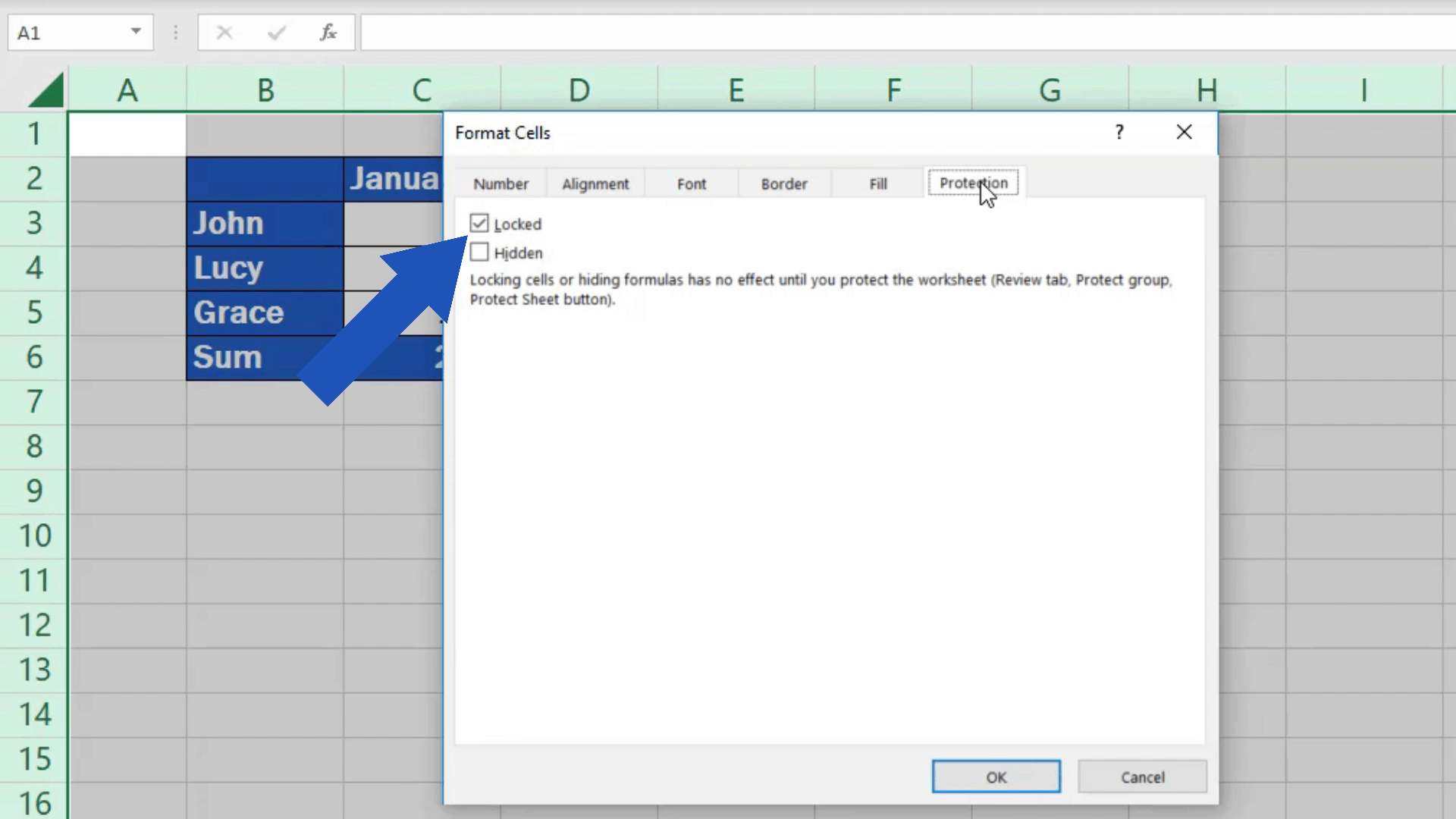 How To Lock Cells In Excel