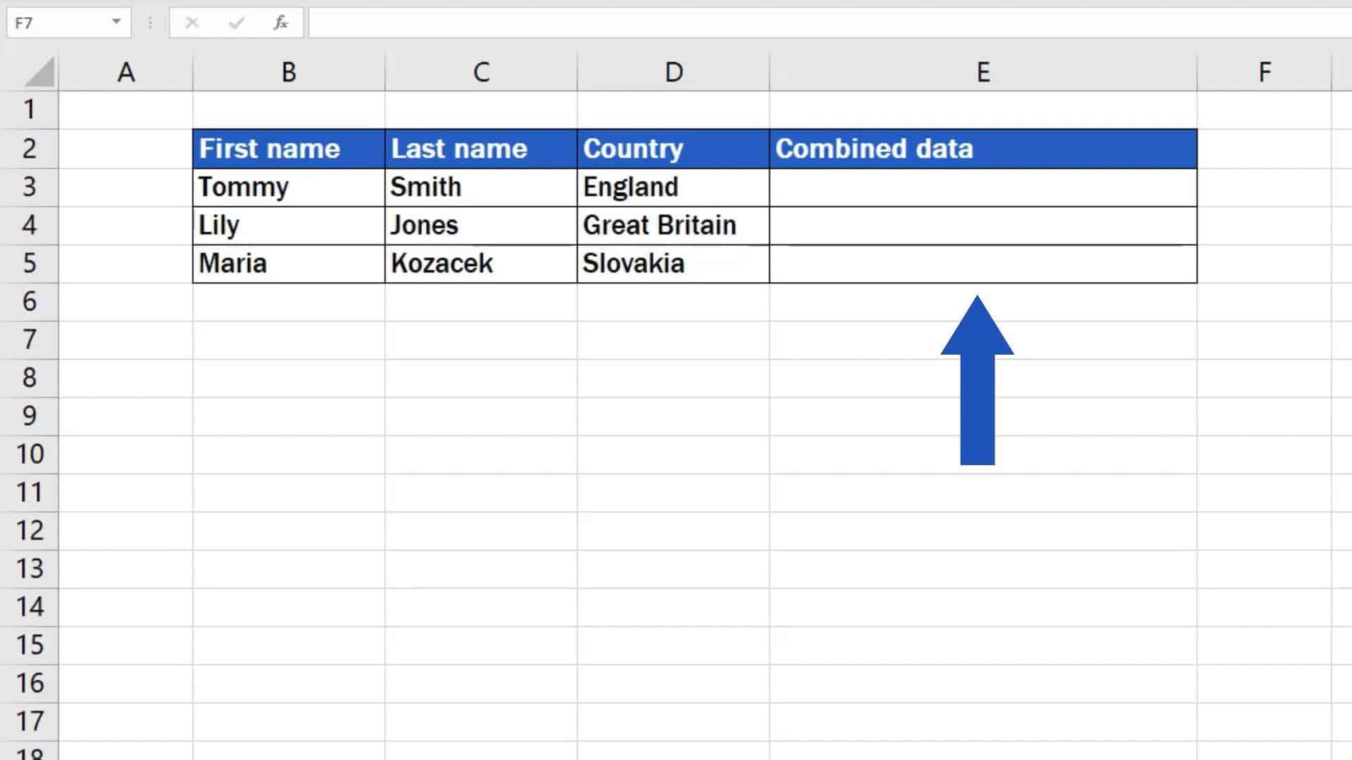How To Combine Cells In Excel 2117