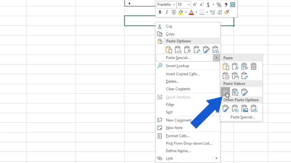 How To Copy And Paste An Excel Table Into Powerpoint