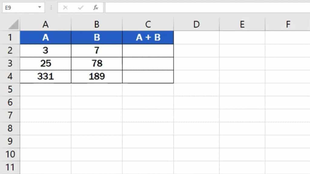 How To Add Numbers In Excel Basic Way 