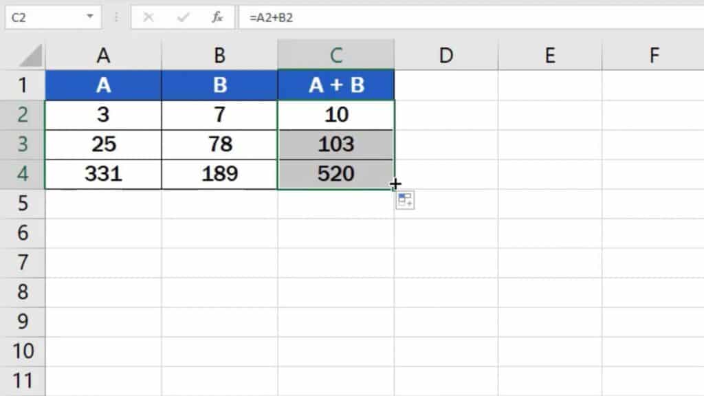 How To Add Numbers In Excel Basic Way 