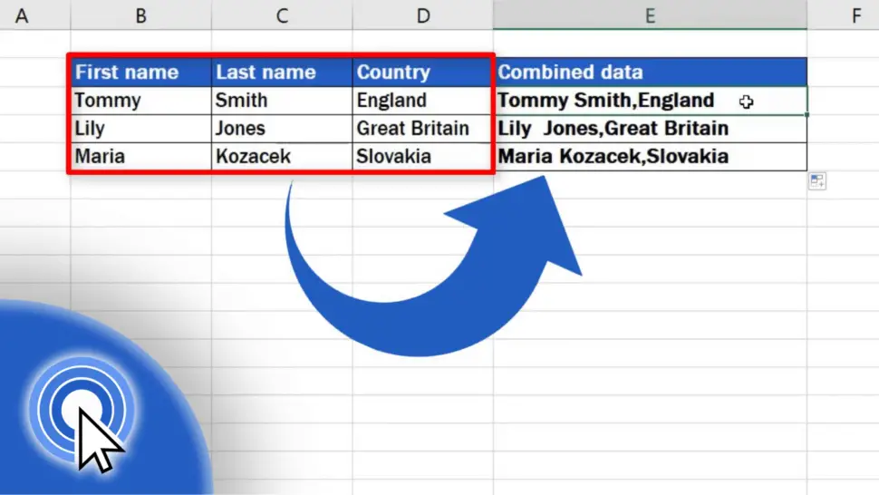 How To Combine Cells In Excel