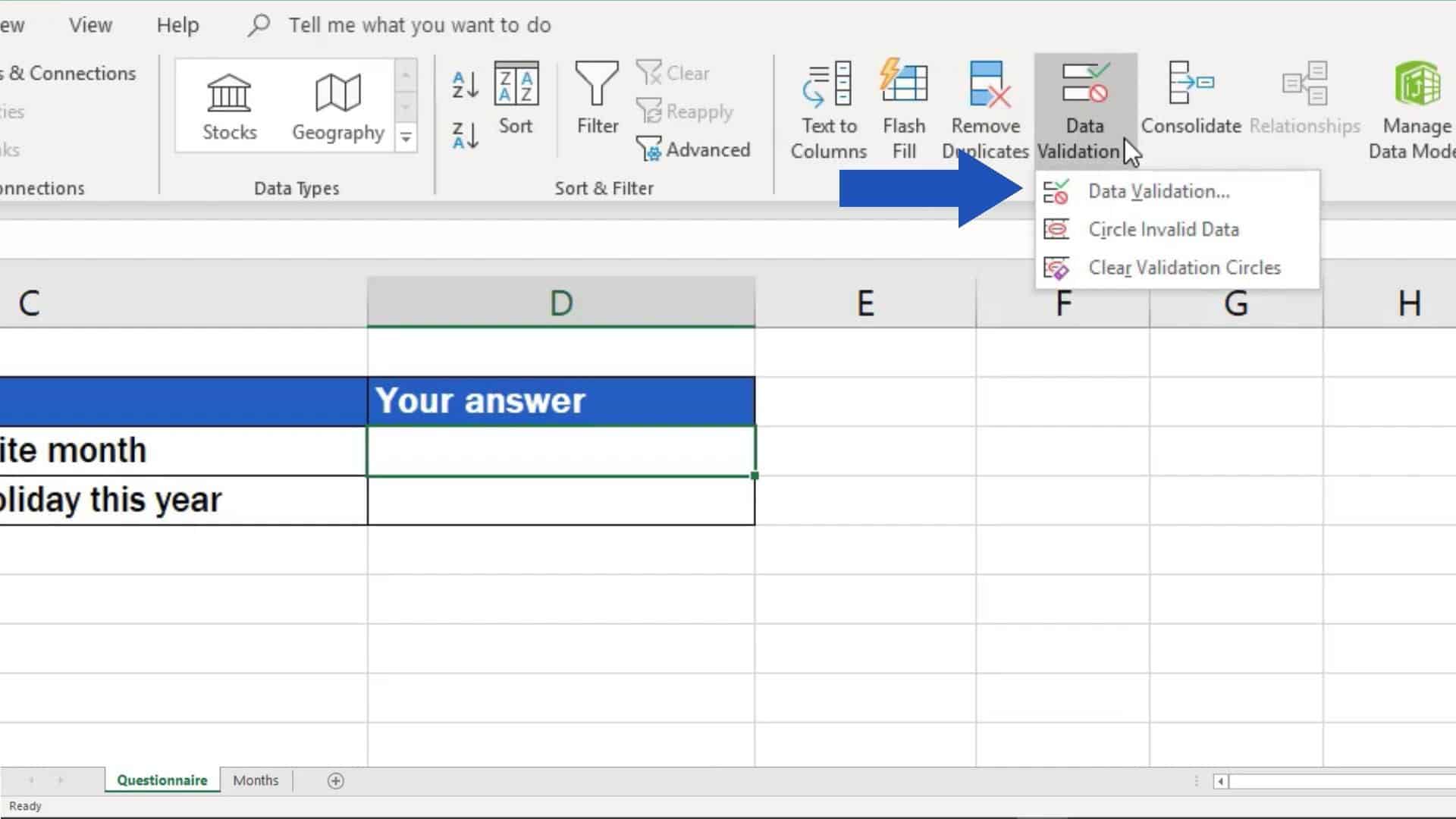How to Create Drop-Down List in Excel