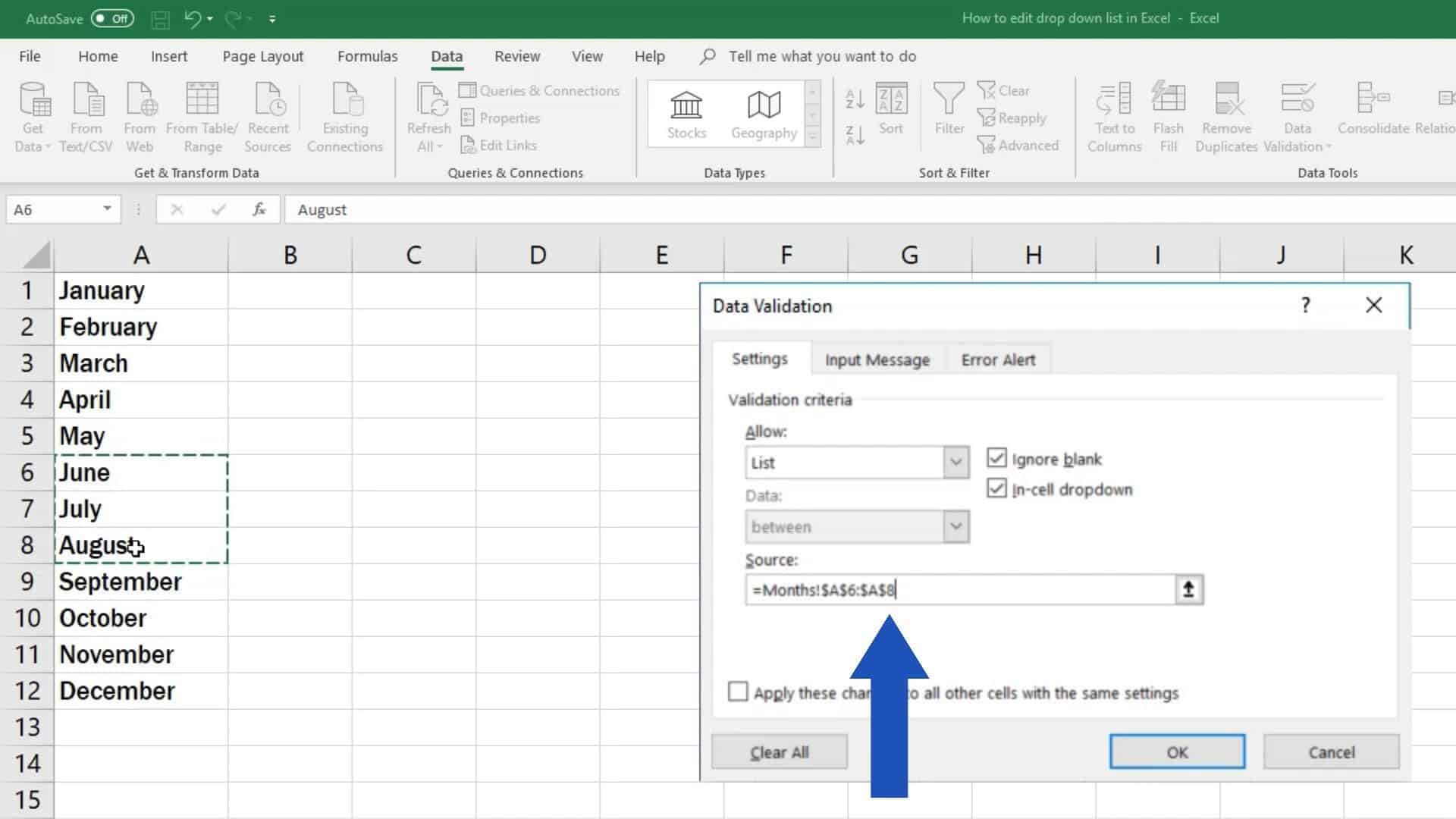 How To Edit Drop Down List In Excel Riset