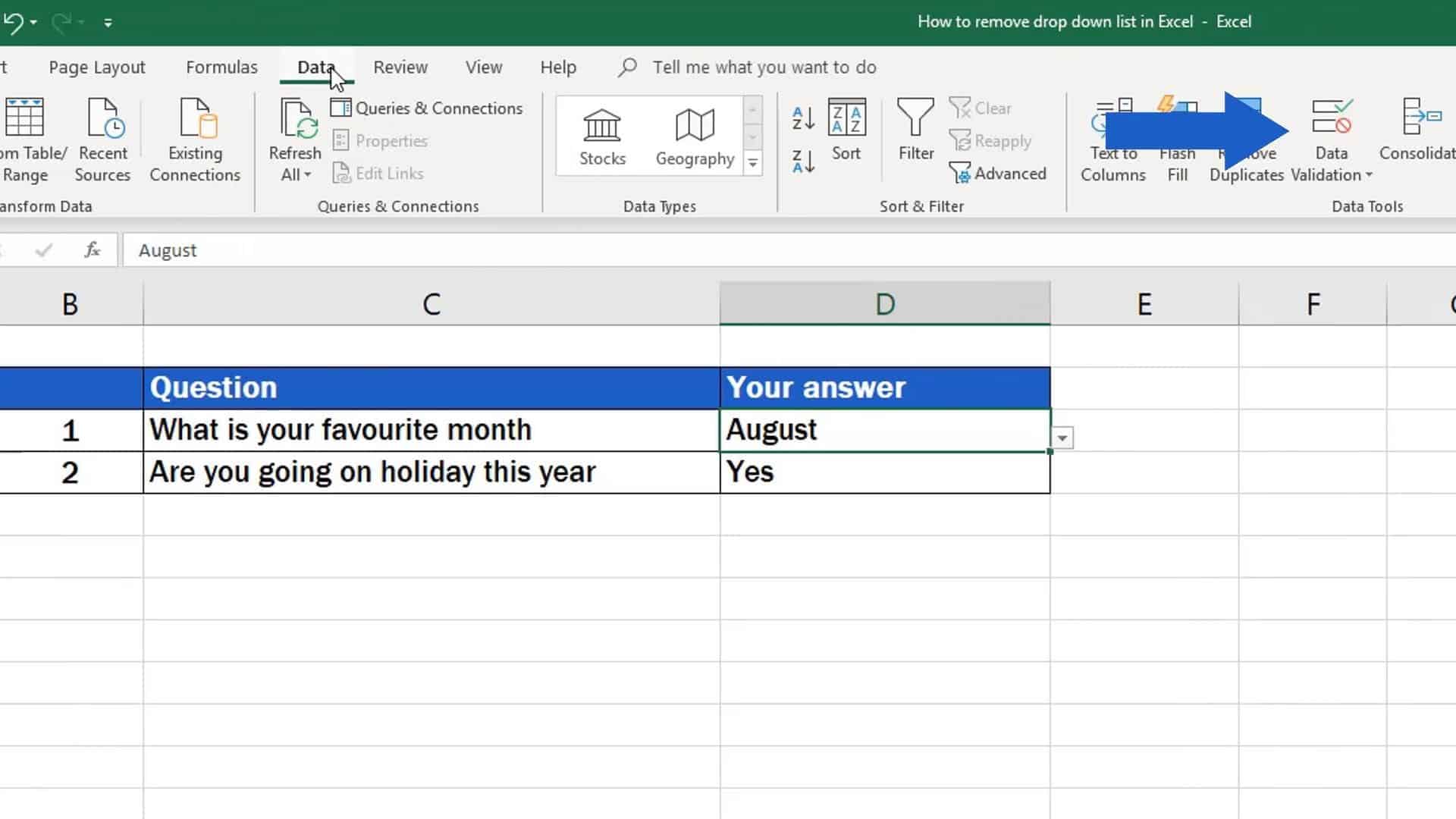 how-to-remove-drop-down-list-in-excel