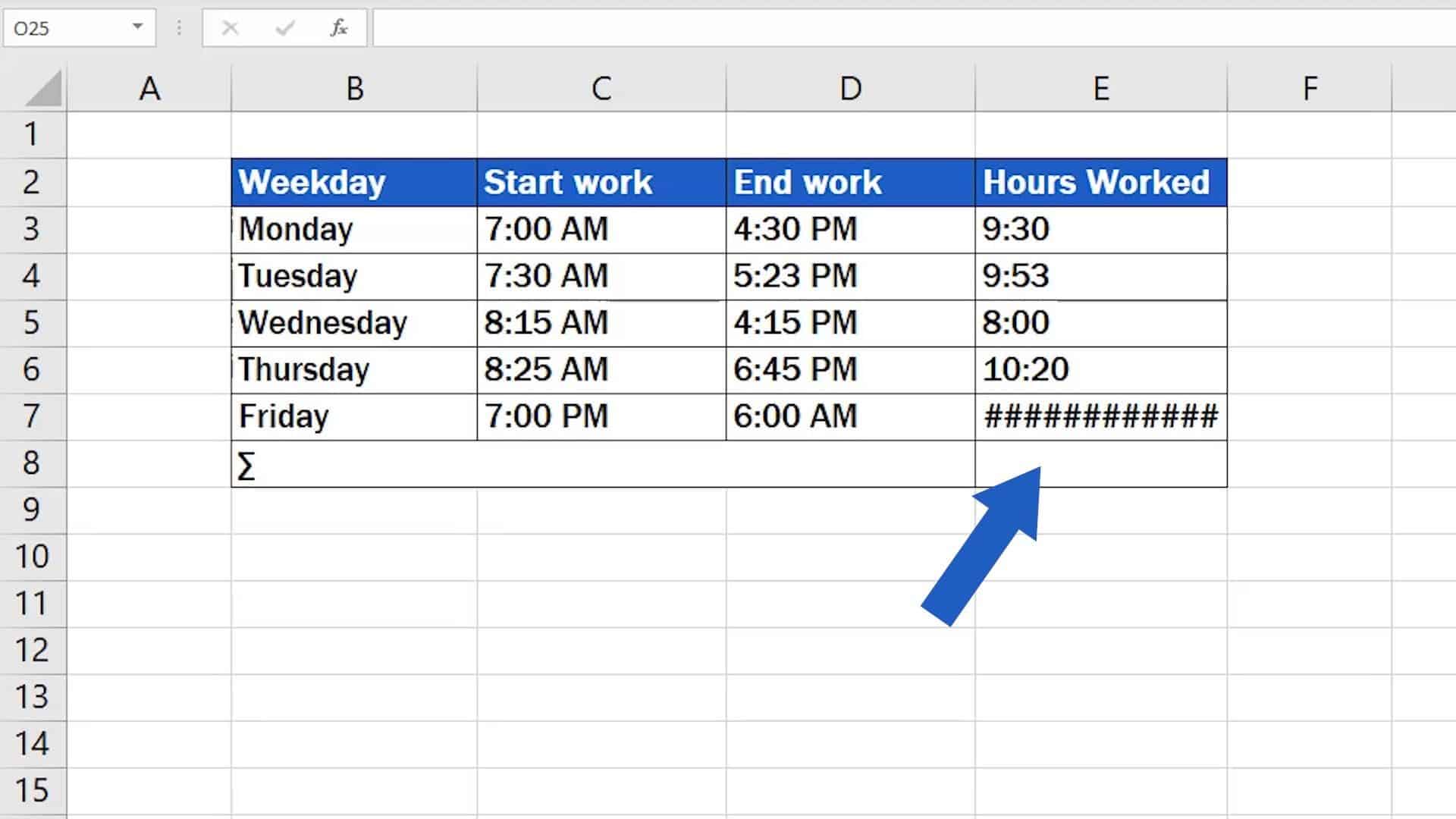 How To Calculate Hours Worked In Excel Midnight Span