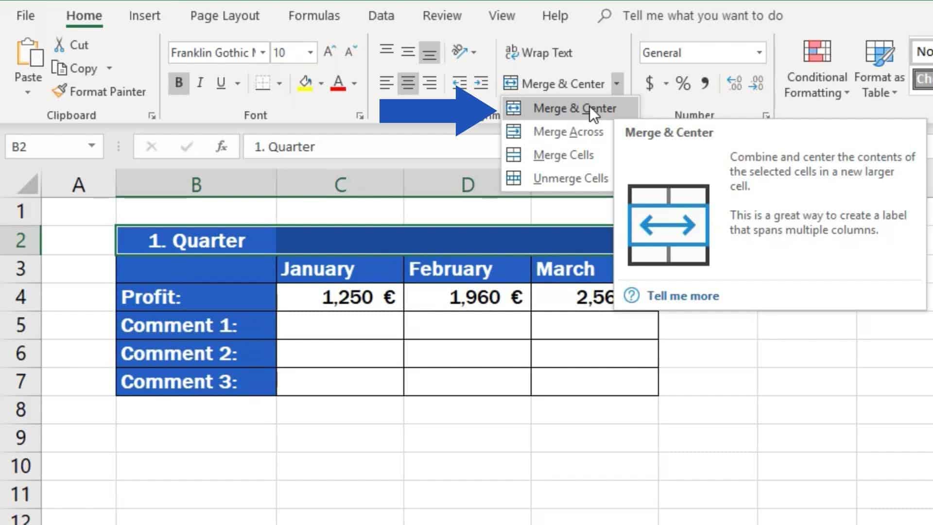 How To Merge Cells In Excel 7650