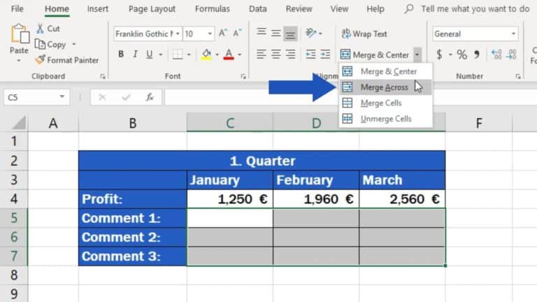 How To Merge Cells In Excel 8619
