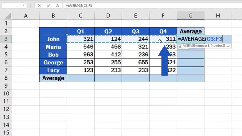 How To Calculate The Average In Excel