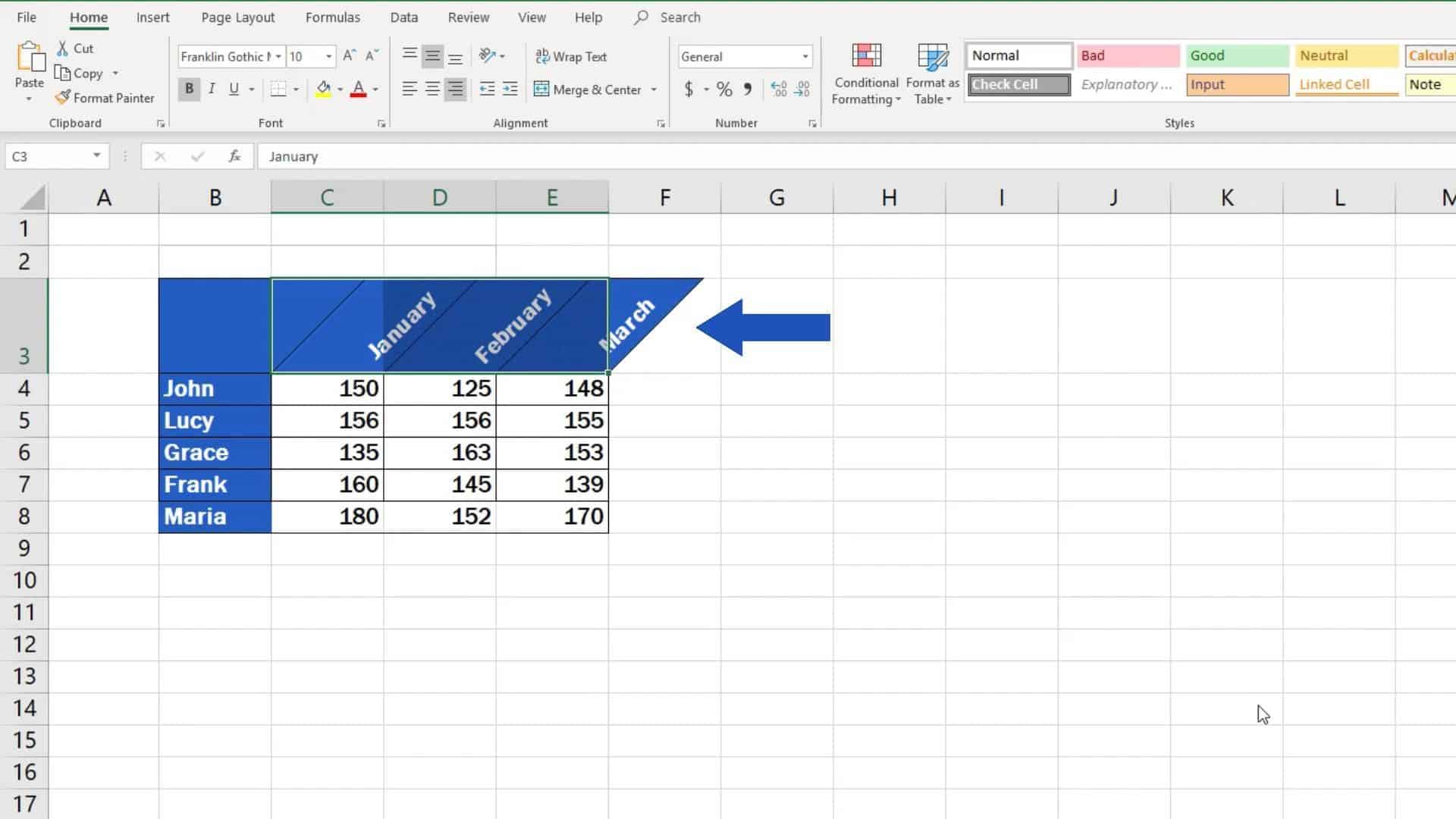 How to Change Text Direction in Excel