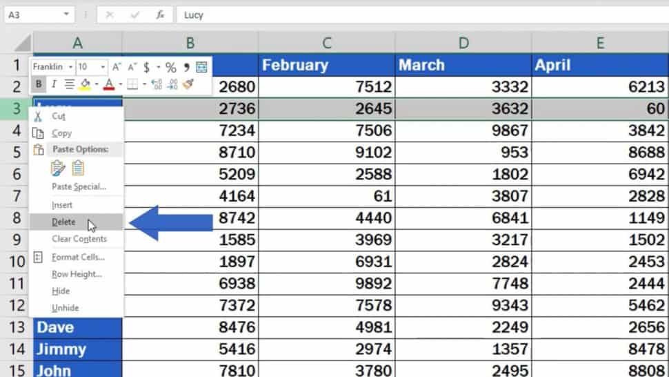 how-to-delete-rows-in-excel