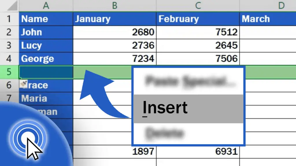 How to Insert Row in Excel