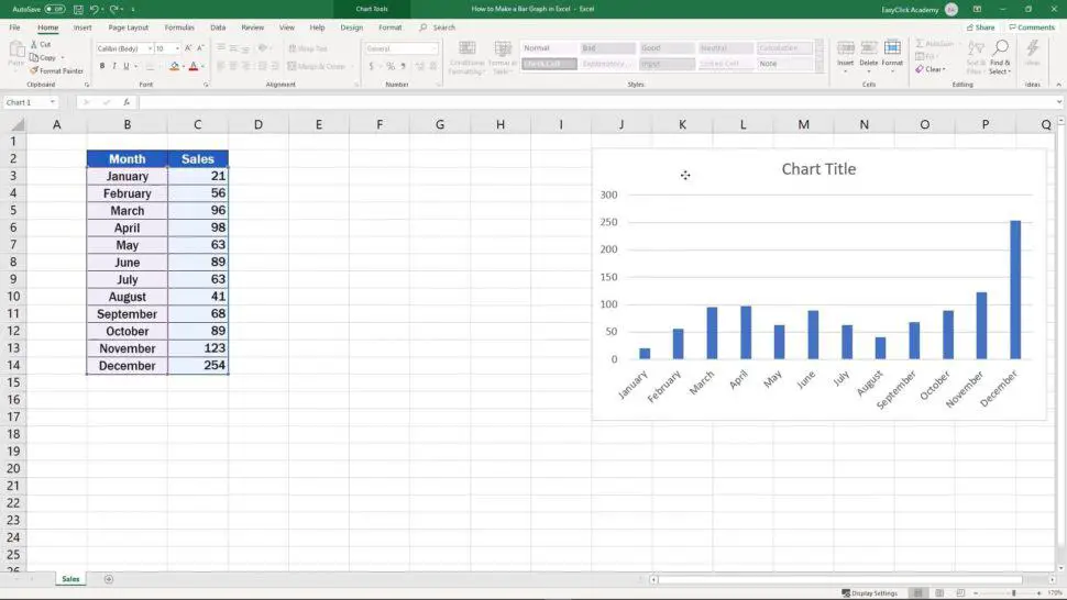 How to Make a Bar Graph in Excel