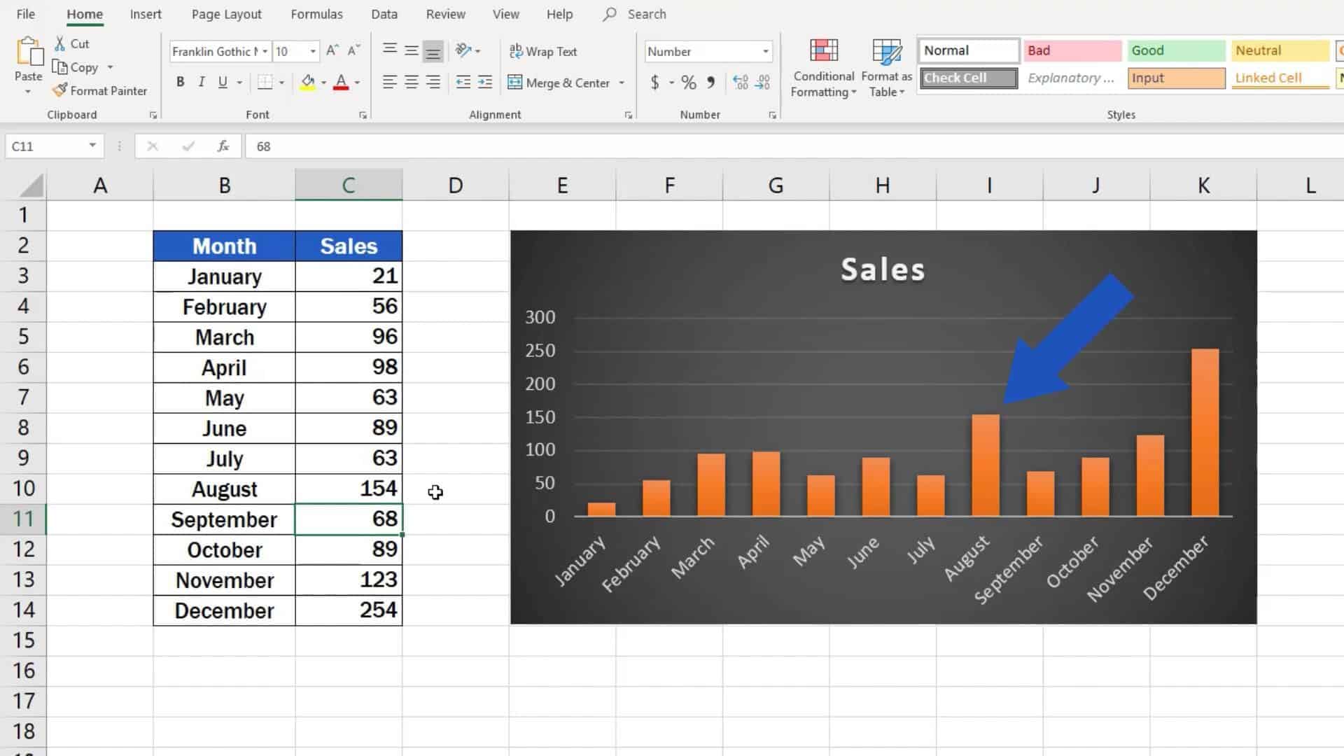 How To Make A Bar Graph In Excel