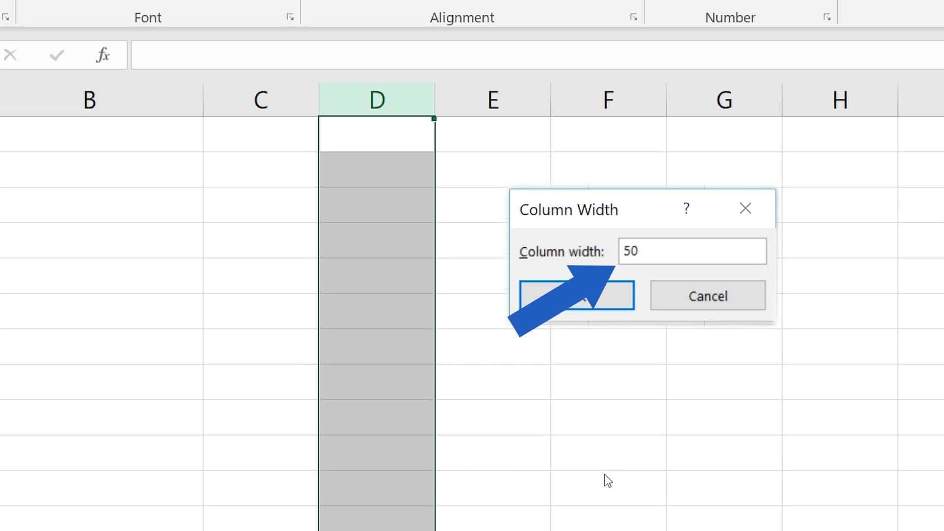 How To Change The Width Of A Column In Excel