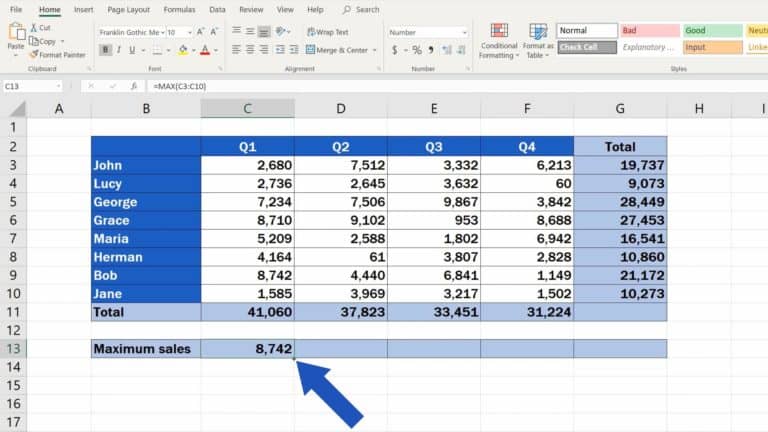 how-to-find-the-largest-number-in-excel