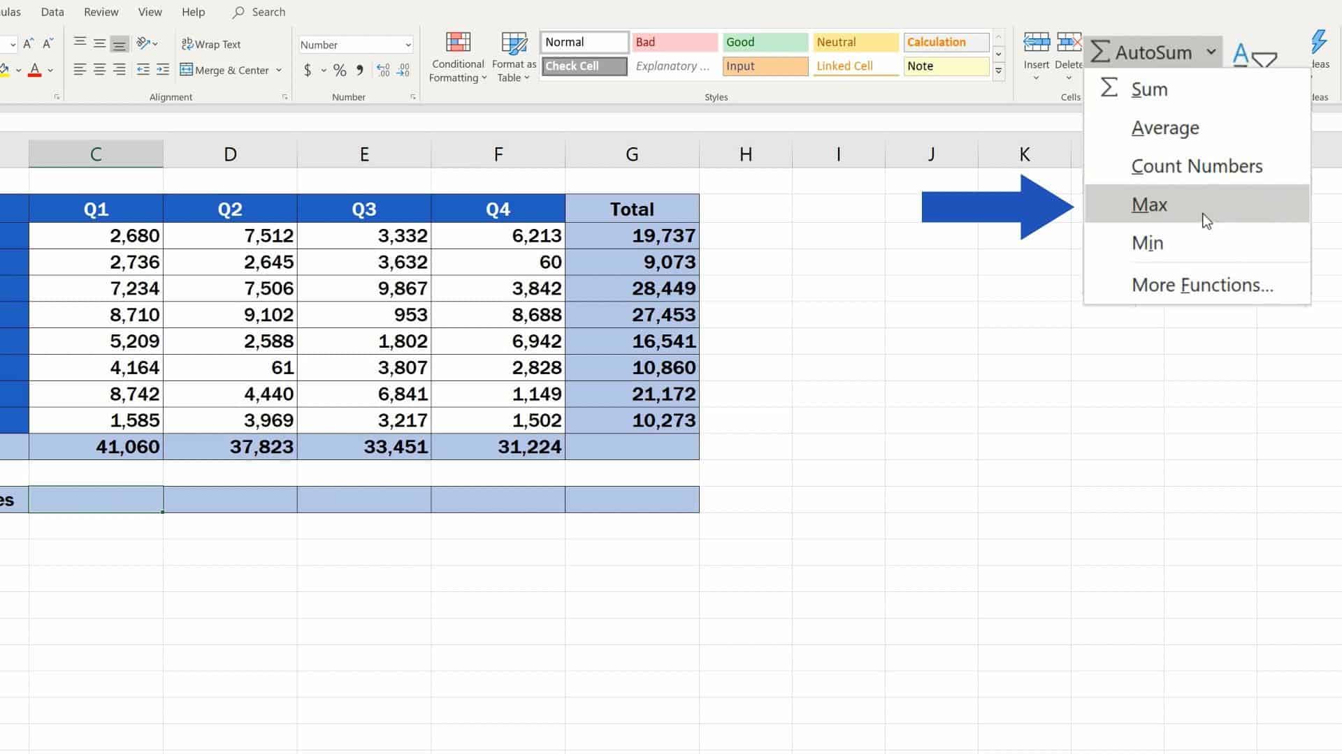 how-to-find-the-largest-number-in-excel