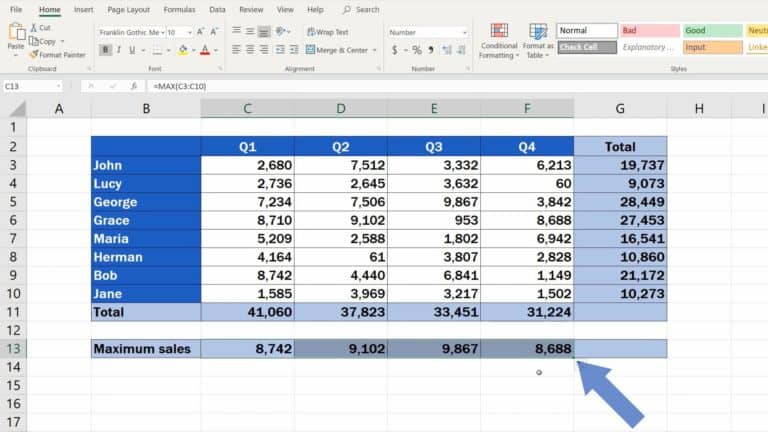 how-to-find-the-largest-number-in-excel