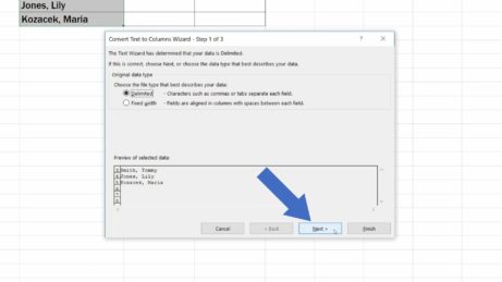 How to Separate Names in Excel