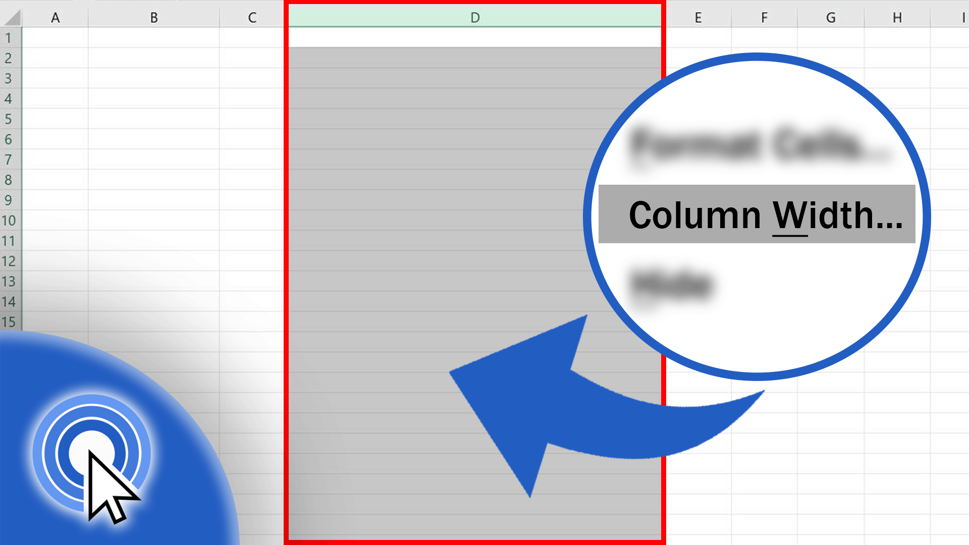 How To Change The Width Of A Column In Excel