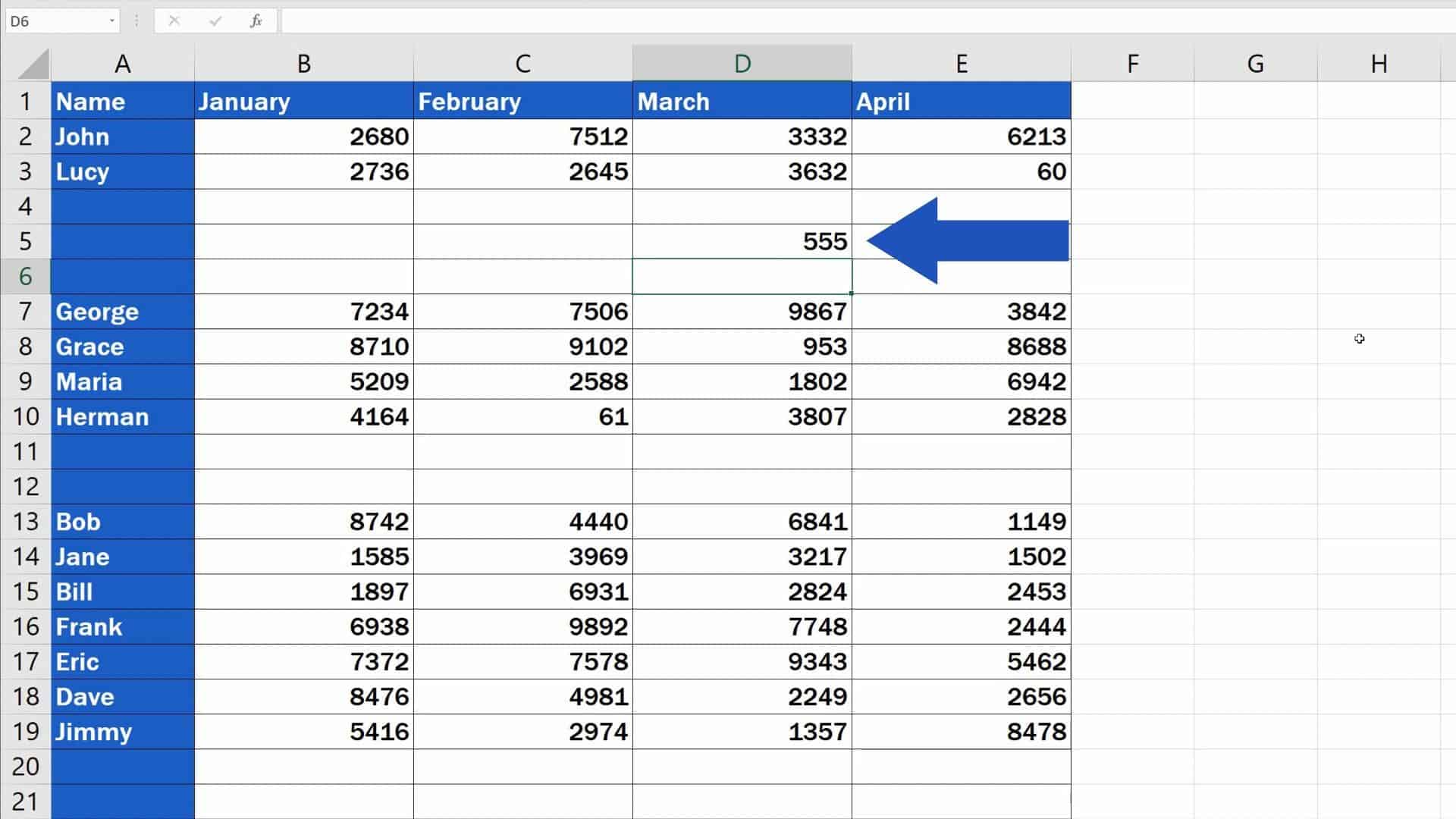 How to Remove Blank Rows in Excel – BASIC