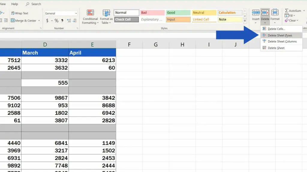 How To Remove Blank Rows In Excel BASIC