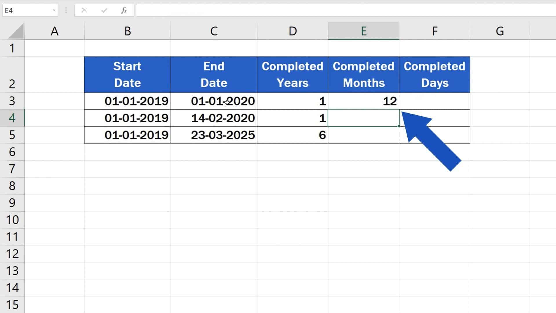 How To Calculate Difference Between Two Dates In Excel