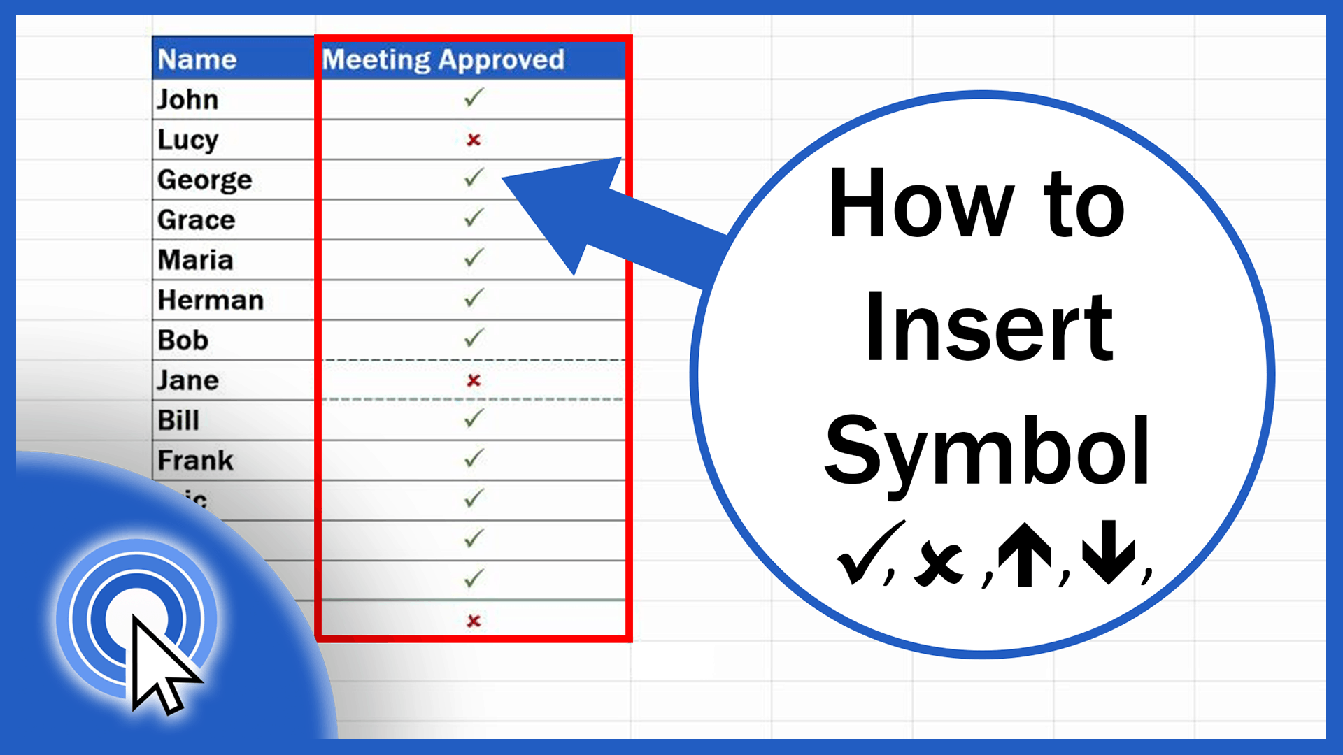 Excel Symbols Guide Perbuilding