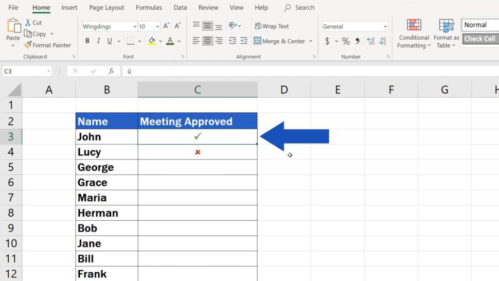 How to Insert a Symbol in Excel