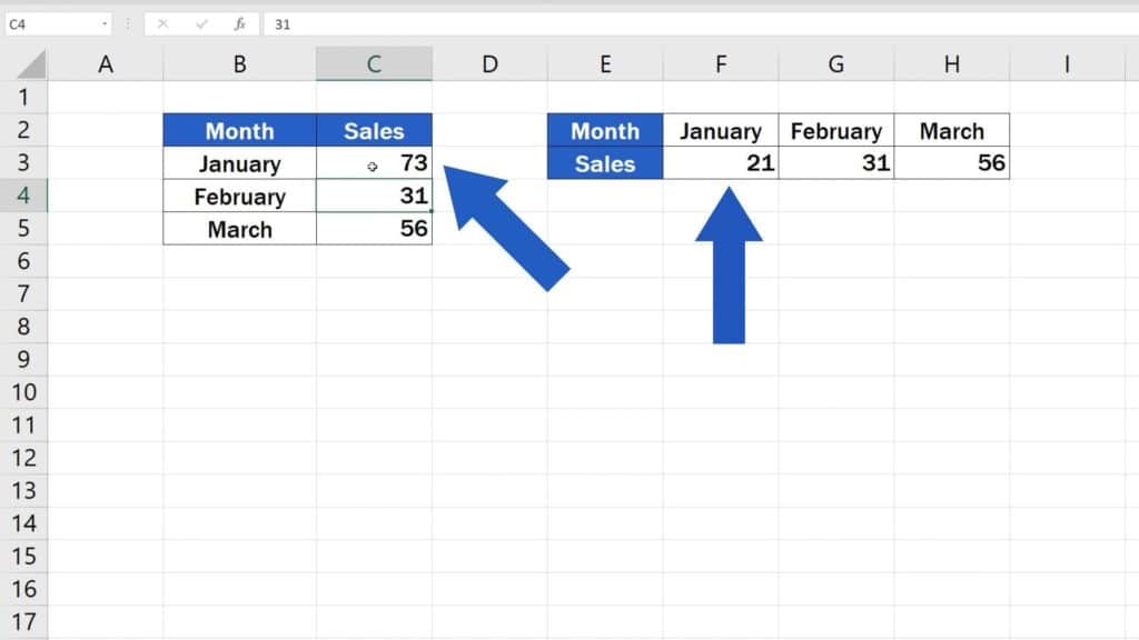 How To Switch Rows And Columns In Excel the Easy Way 