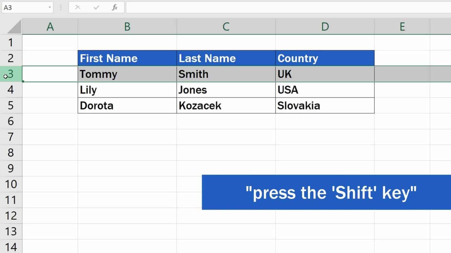 how-to-move-rows-in-excel