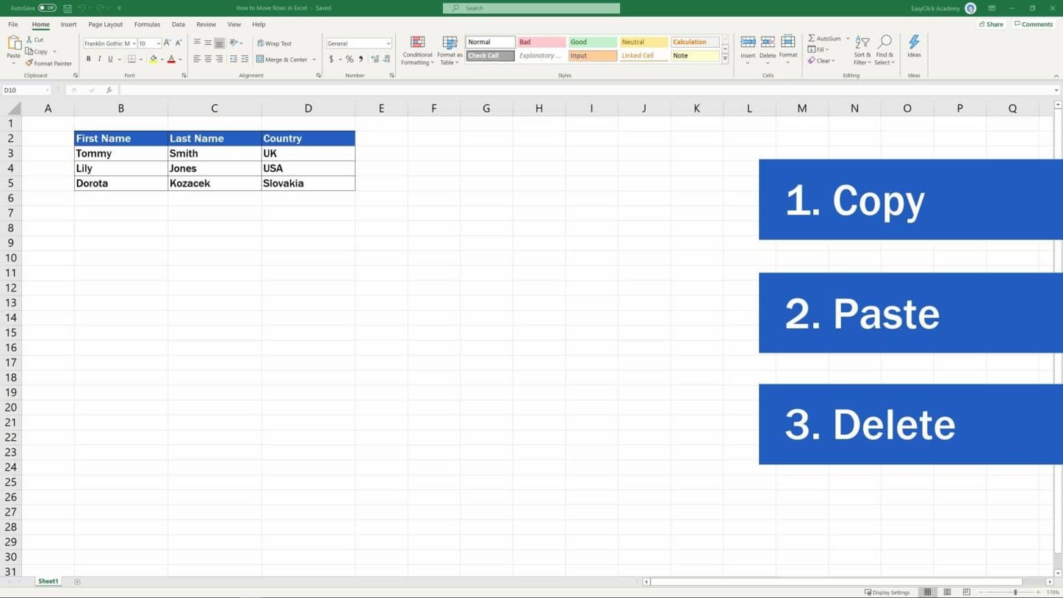 how-to-move-rows-in-excel