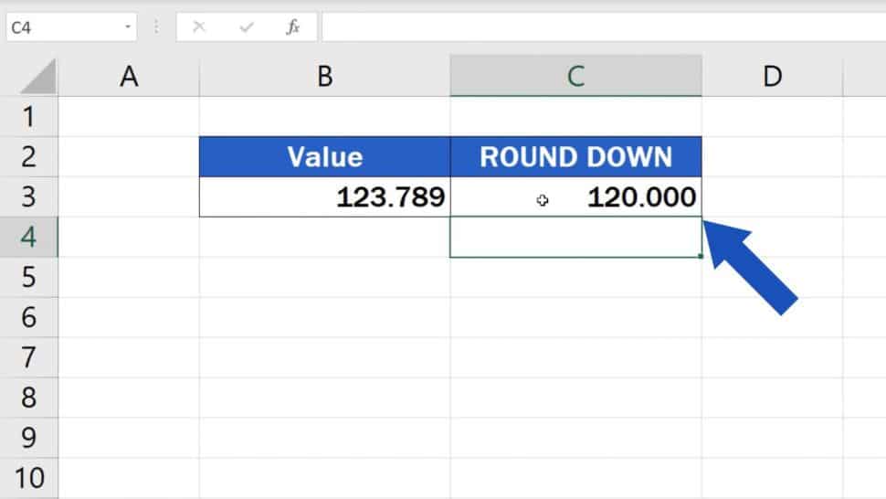 how-to-round-down-in-excel