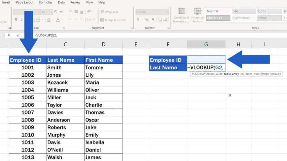 How to Use the VLOOKUP Function in Excel (Step by Step)