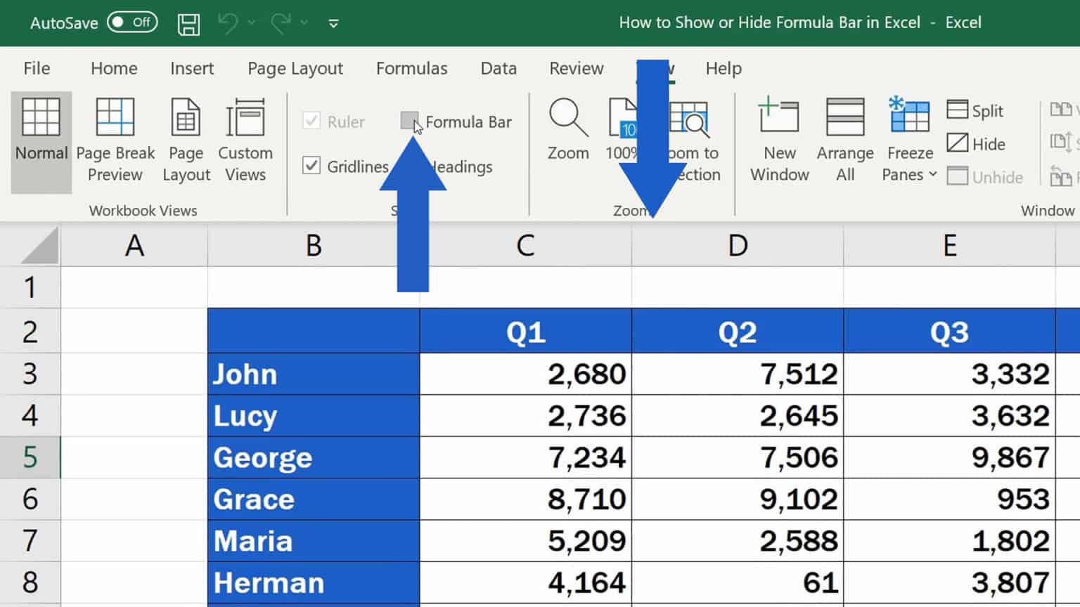 how-to-show-or-hide-the-formula-bar-in-excel