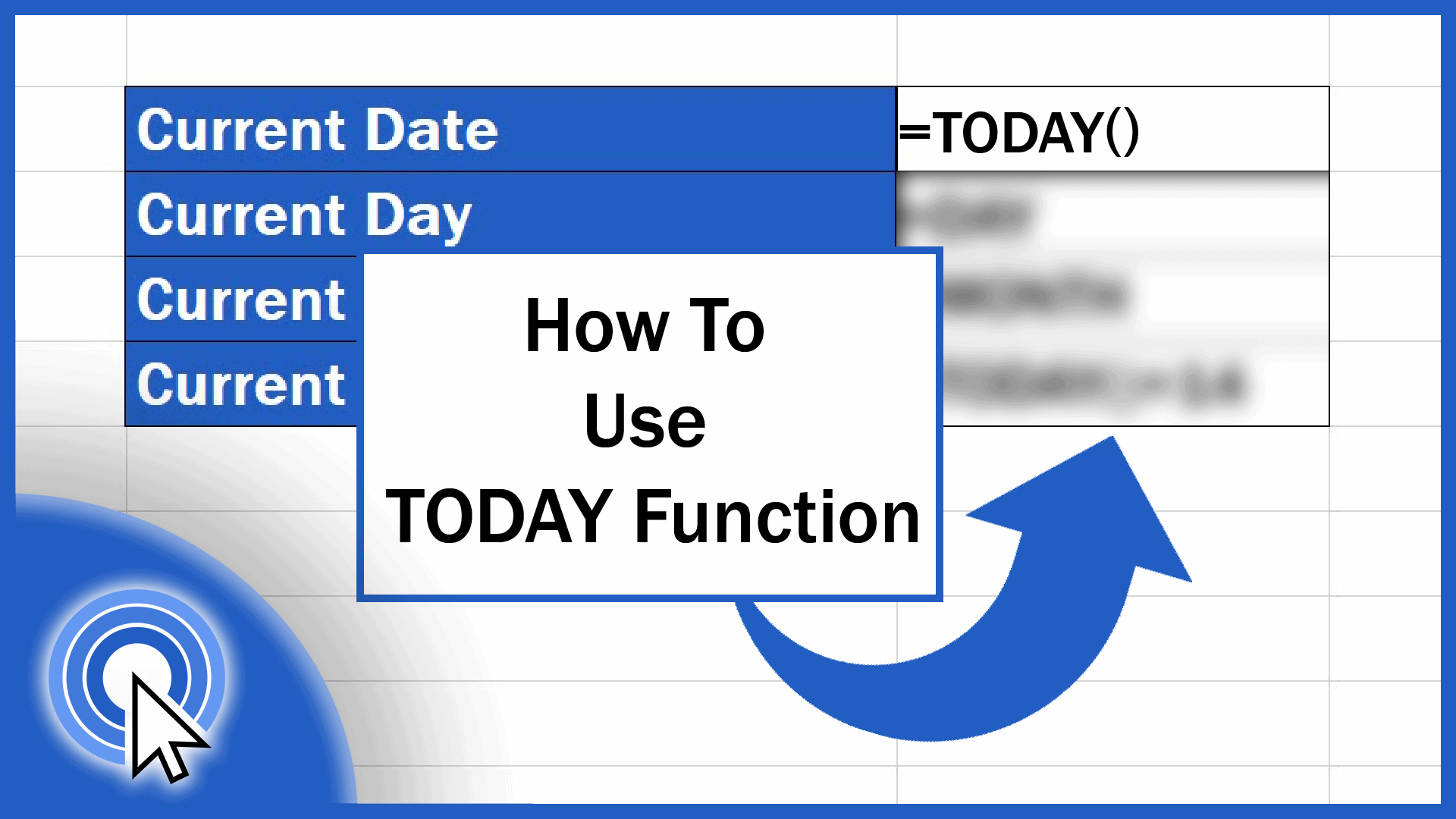 How To Use The TODAY Function In Excel Useful Examples Included 