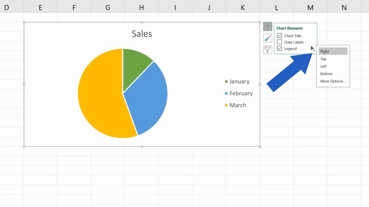 How to Add a Legend in an Excel Chart