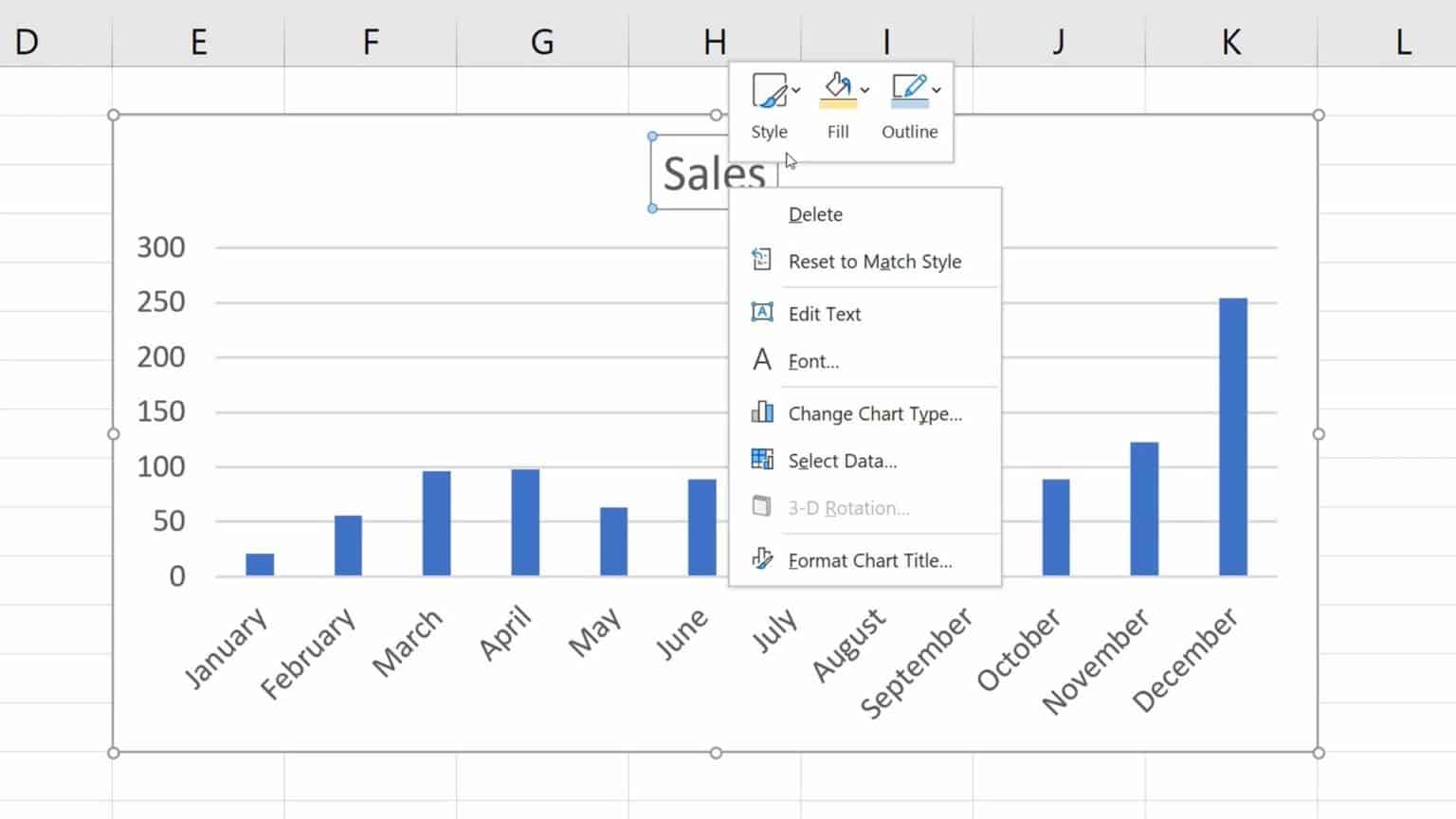 How to Add a Title to a Chart in Excel (In 3 Easy Clicks)