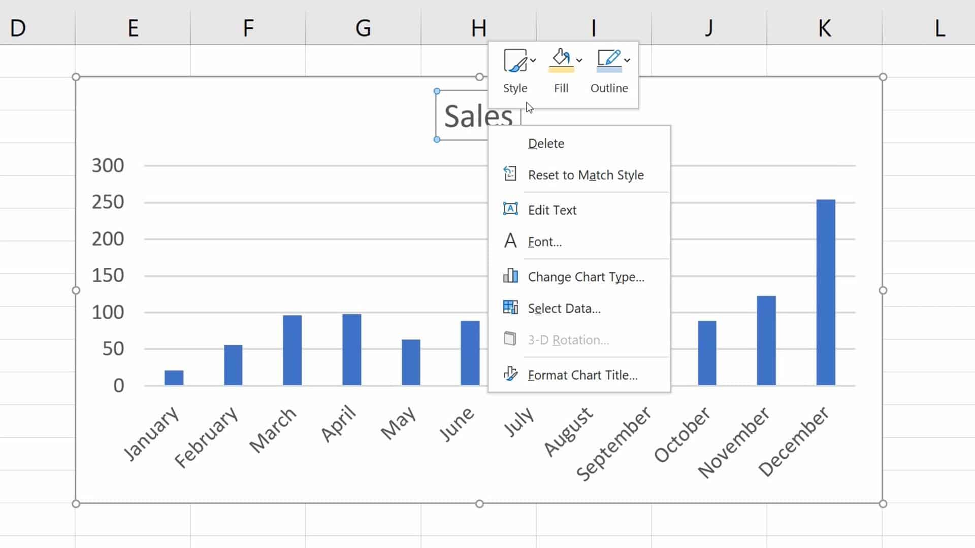 How to Add a Title to a Chart in Excel (In 3 Easy Clicks)