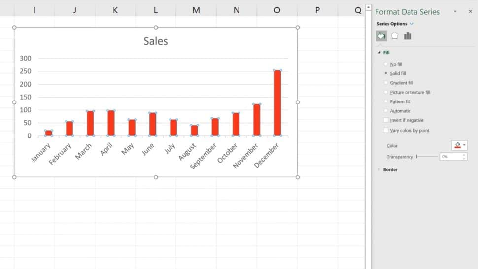 How to Change Chart Colour in Excel