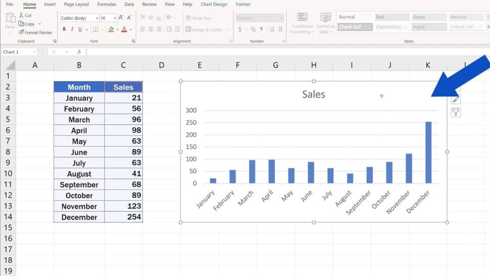 How to Change Chart Style in Excel