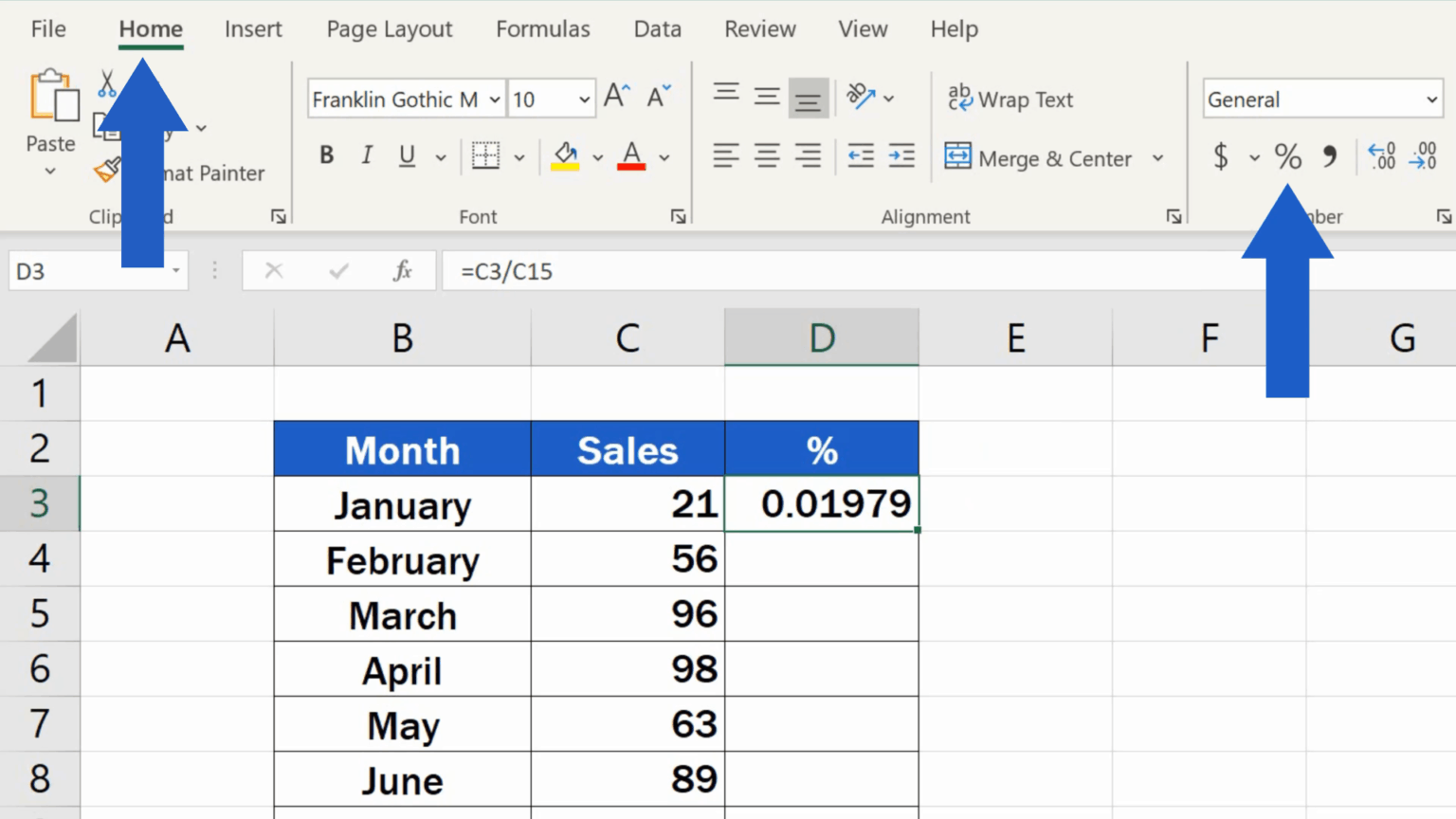 How To Use Absolute Cell Reference In Excel