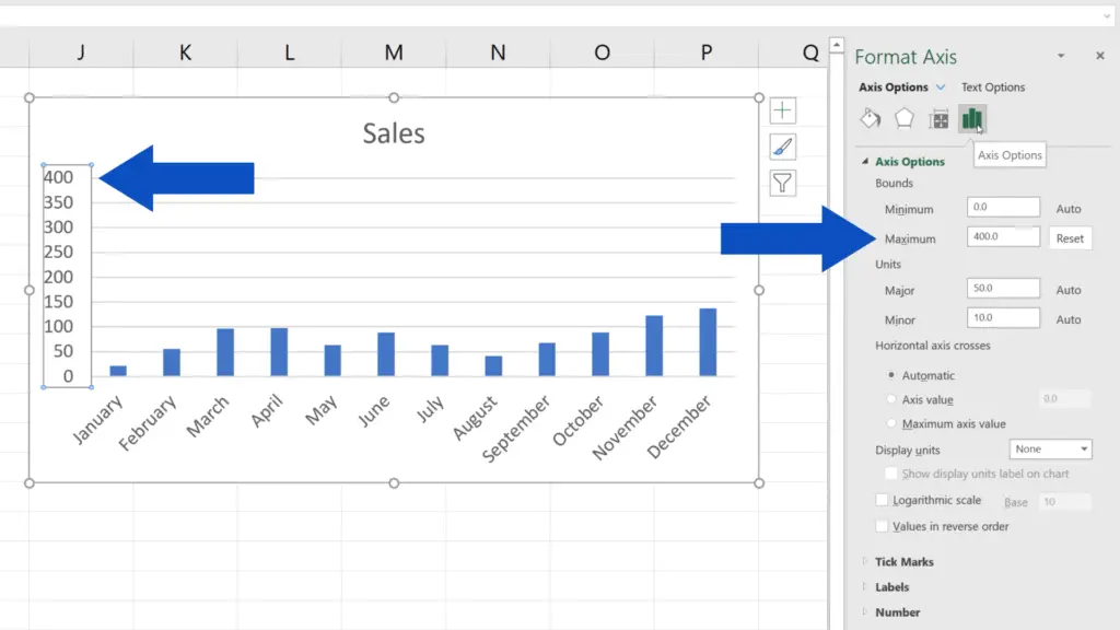 Change Scale In Excel Graph Axis Line Chart Line Chart Alayneabrahams