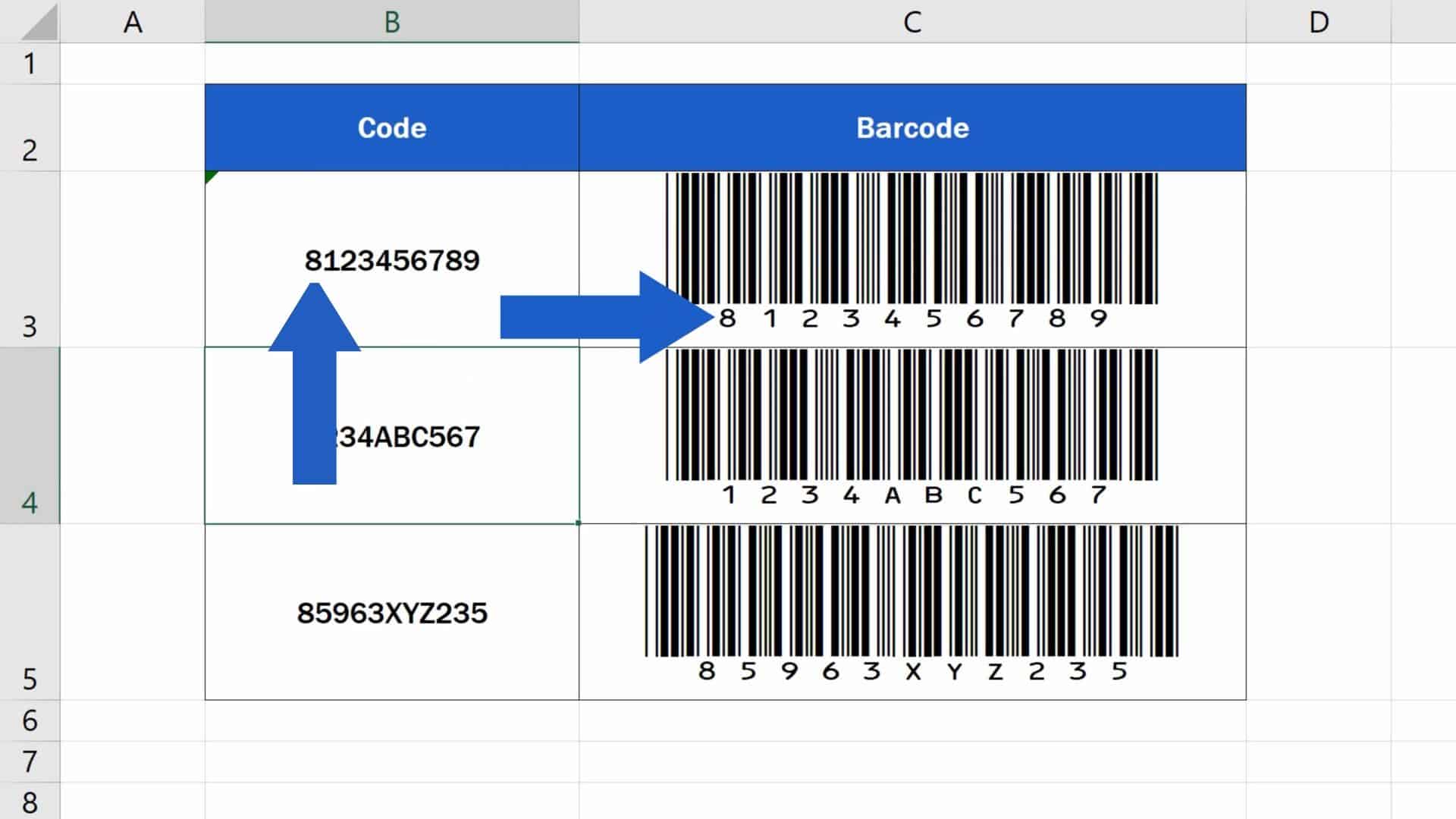 How To Create Barcodes In Excel The Simple Way 