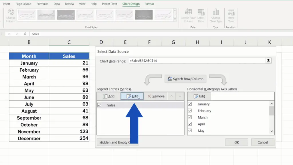 How To Rename A Legend In An Excel Chart