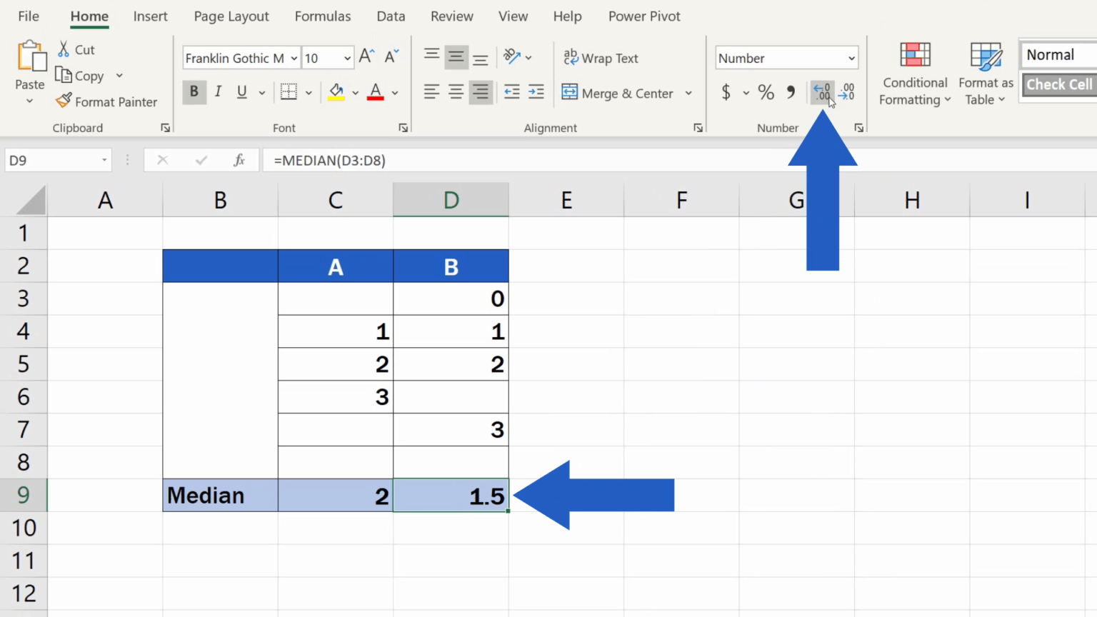 How To Calculate The Median In Excel 8516