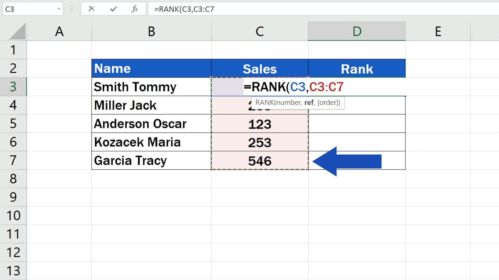 how-to-calculate-a-rank-in-excel