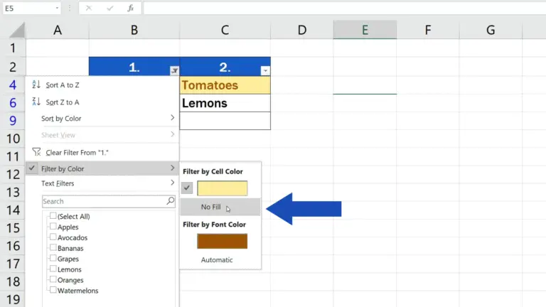 Find Differences In Excel Columns